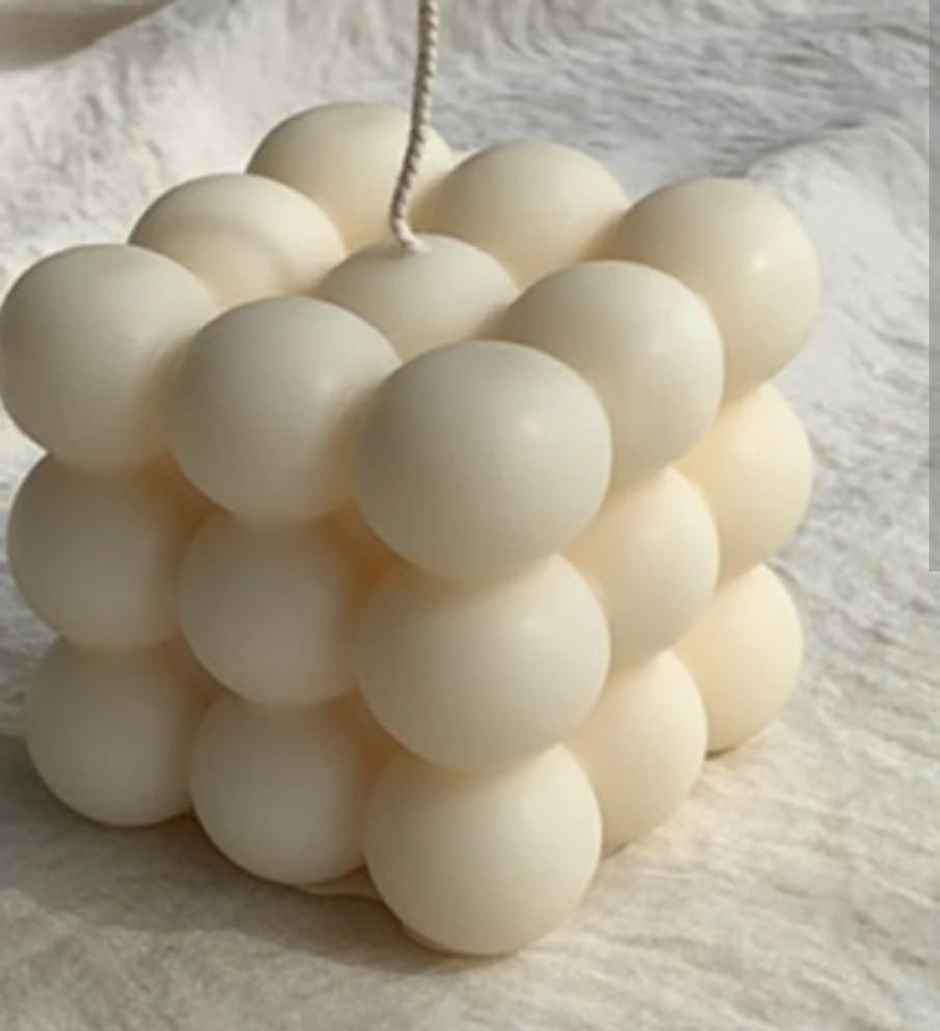 Hola Candles Big Bubble Candle - Assorted Colours | Citrus Sage Infinite